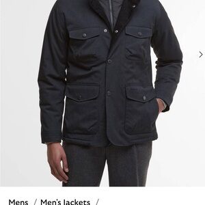 Men’s Barbour Winter Ogston Waterproof Jacket -all-weather in black